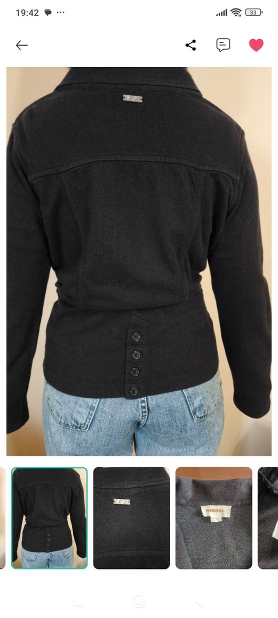 diesel Tek Düğmeli Blazer Ceket — görsel 2/4