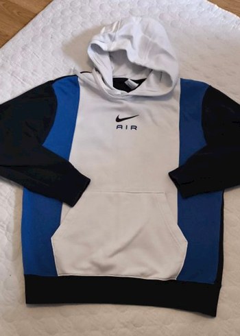 Nike Air Renk Bloklu Kapusonlu Sweatshirt