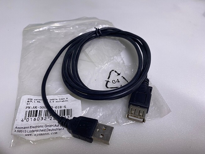 Beden 1.8 metre usb uzatma kablosu