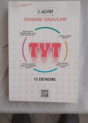TYT 3 Adım 15 Deneme Hiç Kulanılmadı