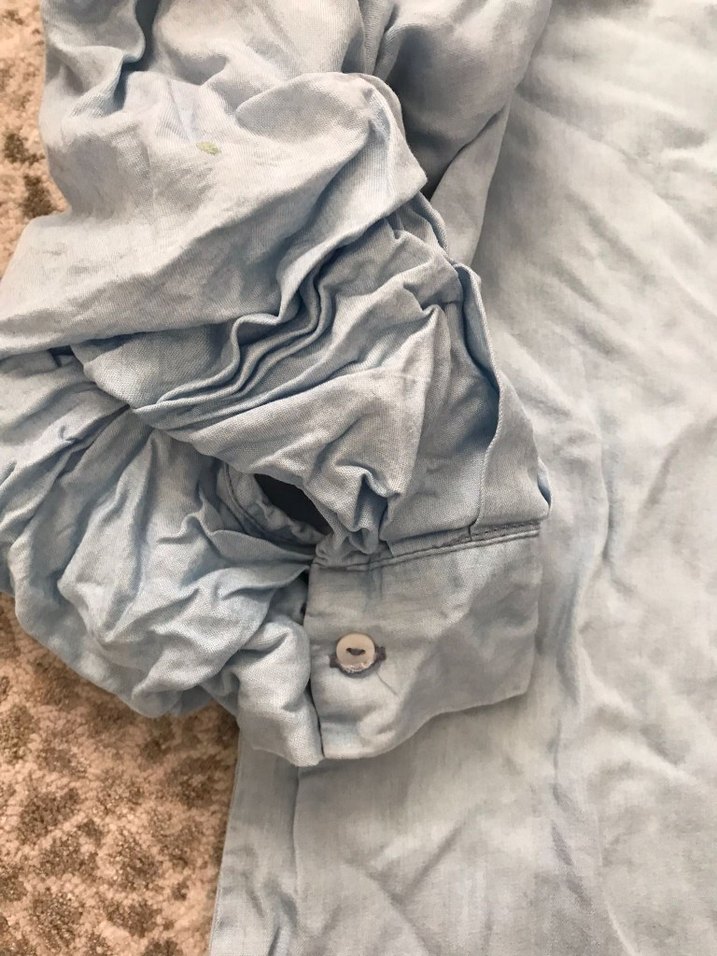 ince kot gömlek  Fırfırlı - Görsel 3