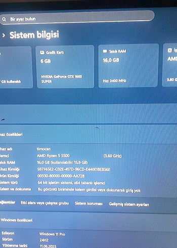 MSI Siyah RGB Işıklı Masaüstü Bilgisayar