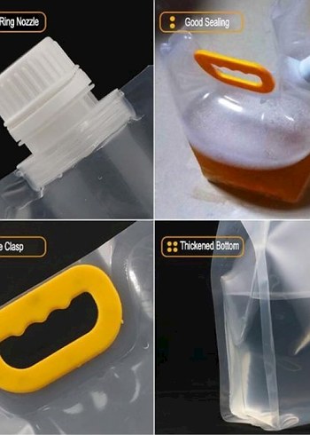 Katlanır İçecek Çantası 1Litre - Görsel 2