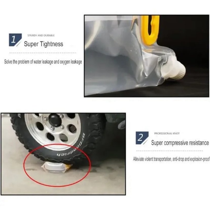 Katlanır İçecek Çantası 1Litre - Görsel 4