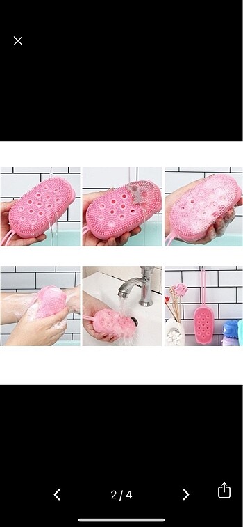 Diğer Silikon Süngerli Banyo Kesesi