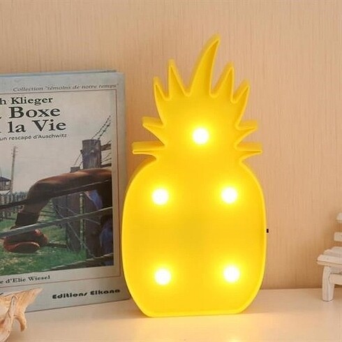 Ananas Model Pilli Led Dekoratif Işık