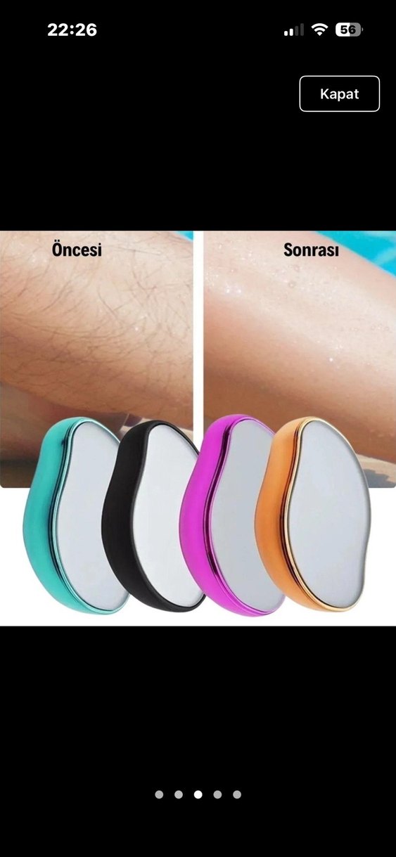 Parlak Turuncu Cam ve Ayna Tıraş Aparatı - Görsel 3