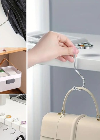 Renkli Baskılı Çanta ve Aksesuar Askısı - Görsel 5