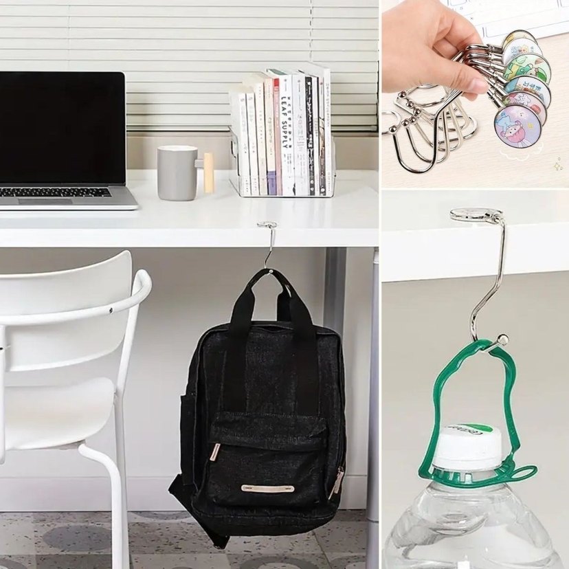 Renkli Baskılı Çanta ve Aksesuar Askısı - Görsel 2