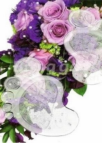 Şeffaf Ayak İzli Göğüs Pedi - Görsel 4