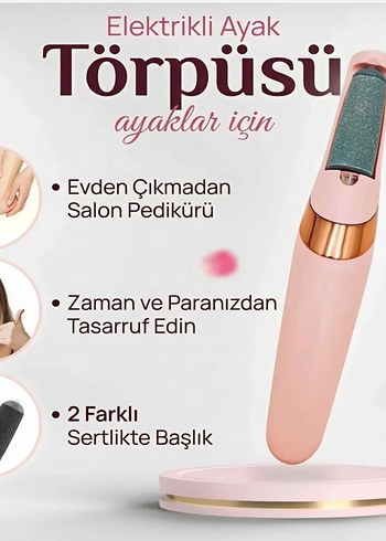 TeknoClass Pedi Elektronik Pedikür Aleti Pembe - Görsel 6