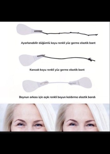 Yüz Germe ve Kaldırma Bantları - Görsel 2