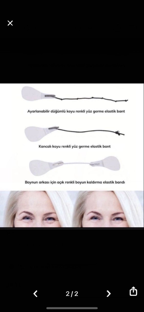 Yüz Germe ve Kaldırma Bantları - Görsel 2