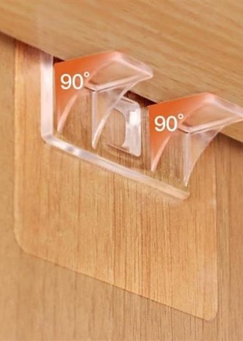 Dolap içi büyük boy raf tutucu 4lü - Görsel 3