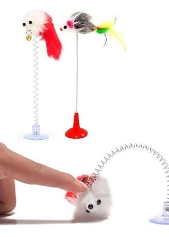 2li Vantuzlu Kedi Oyuncağı Fare