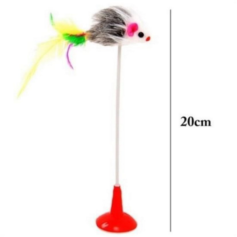 2li Vantuzlu Kedi Oyuncağı Fare - Görsel 2