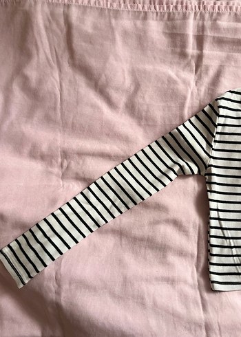 Kadın Uzun Kollu Çizgili Bluz - Görsel 3