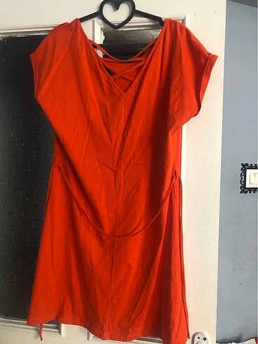 LC Waikiki Turuncu elbise
