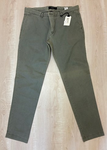 Lufian Gri Slim Fit Pantolon