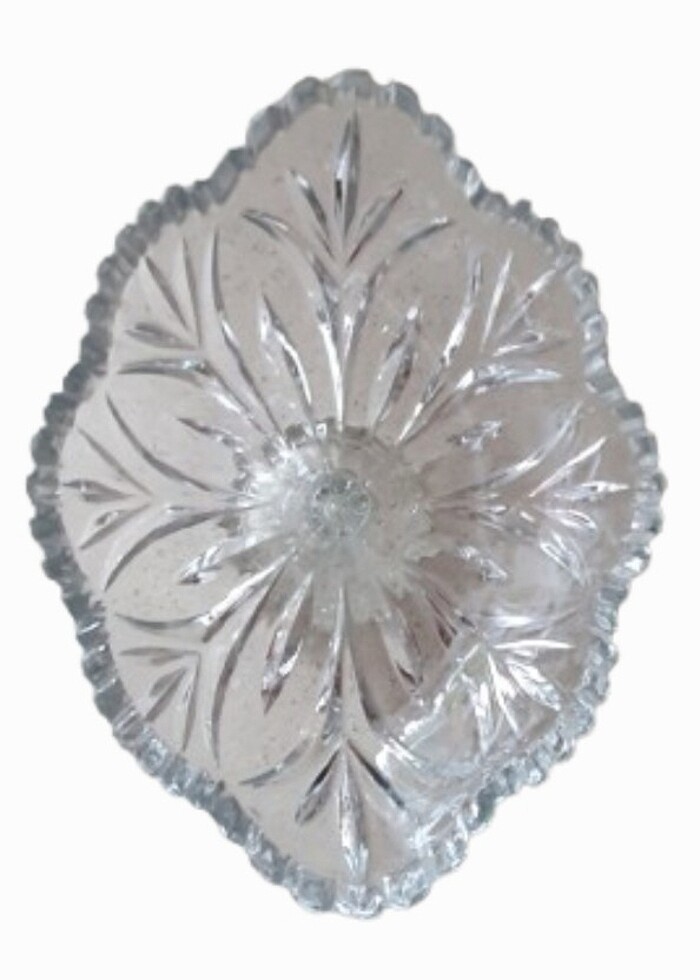 Kesme Vintage Kristal Şekerlik - Görsel 3