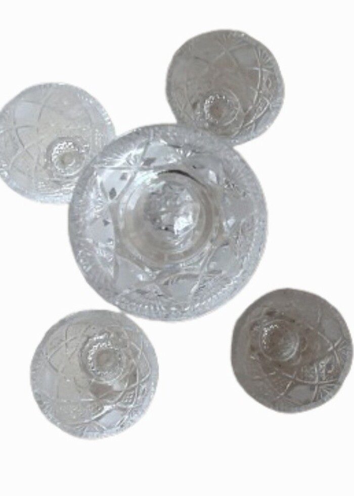 Kristal Kesme Cam Karaf Sürahi 1500 ml - Görsel 2