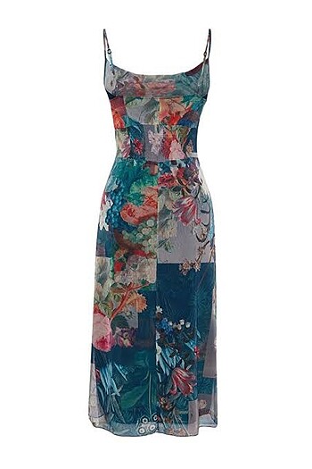 38 Beden Yazlik Vintage Elbise