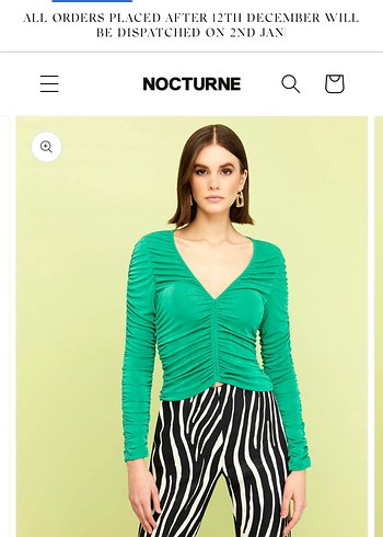 Yeşil Drapeli Uzun Kalem Elbise - Görsel 2