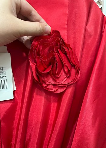 Nocturne kırmızı elbise - Görsel 4