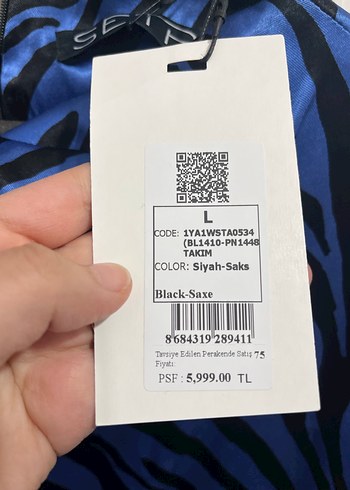 Setre ikili takım Nocturne İpekyol mianotte Miarte - Görsel 6