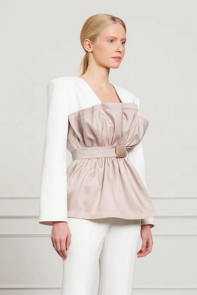 Tasarım ceket İpekyol venöve - Görsel 3