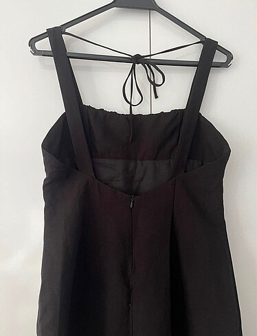 m Beden siyah Renk Zara Marka Mini Askılı Elbise Yeni
