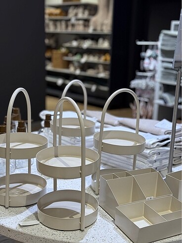 H&M H&M Home Açık Bej İki Katlı Düzenleyici