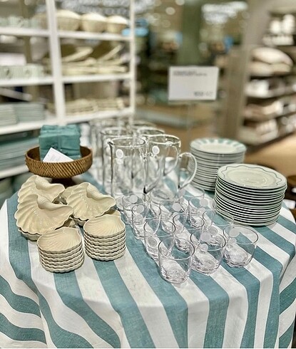 H&M Home Bej Tabak ve Kase