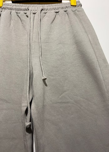 Zara Bej Kadın pamuklu  Bol Kesim Eşofman Altı - Görsel 5