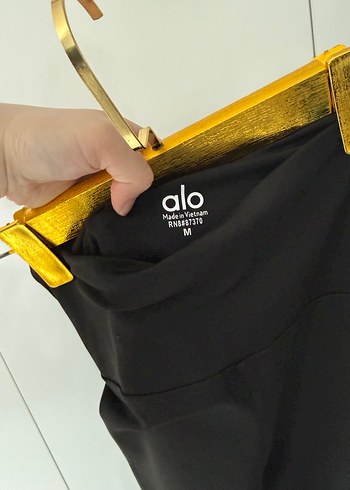 Alo Siyah Rahat Kesim İspanyol Paça Kadın Pantolon - Görsel 7