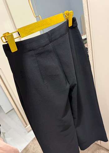 Siyah Kumaş Kadın Pantolon - Görsel 6