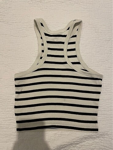 H&M Çizgili crop