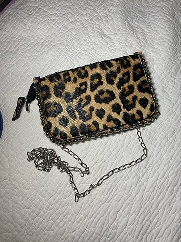 Zara leopar çanta