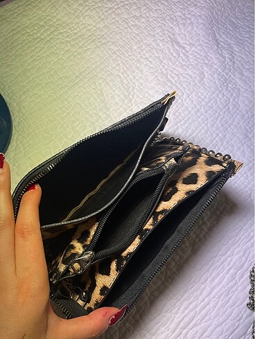 Beden Zara leopar çanta