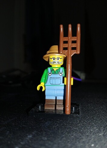 Lego çifçi farmer minifigur orjinal - Görsel 2