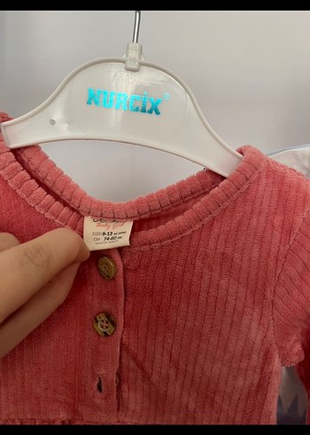 Pembe ve Mavi Çocuk Elbiseleri Seti ve yanındaki ürünler hediye - Görsel 2