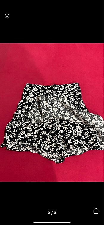 xs Beden pull and bear şort etek xs beden