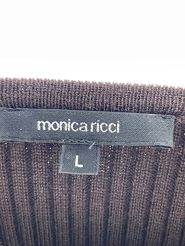 l Beden kahverengi Renk Monica Ricci Bluz %70 İndirimli.