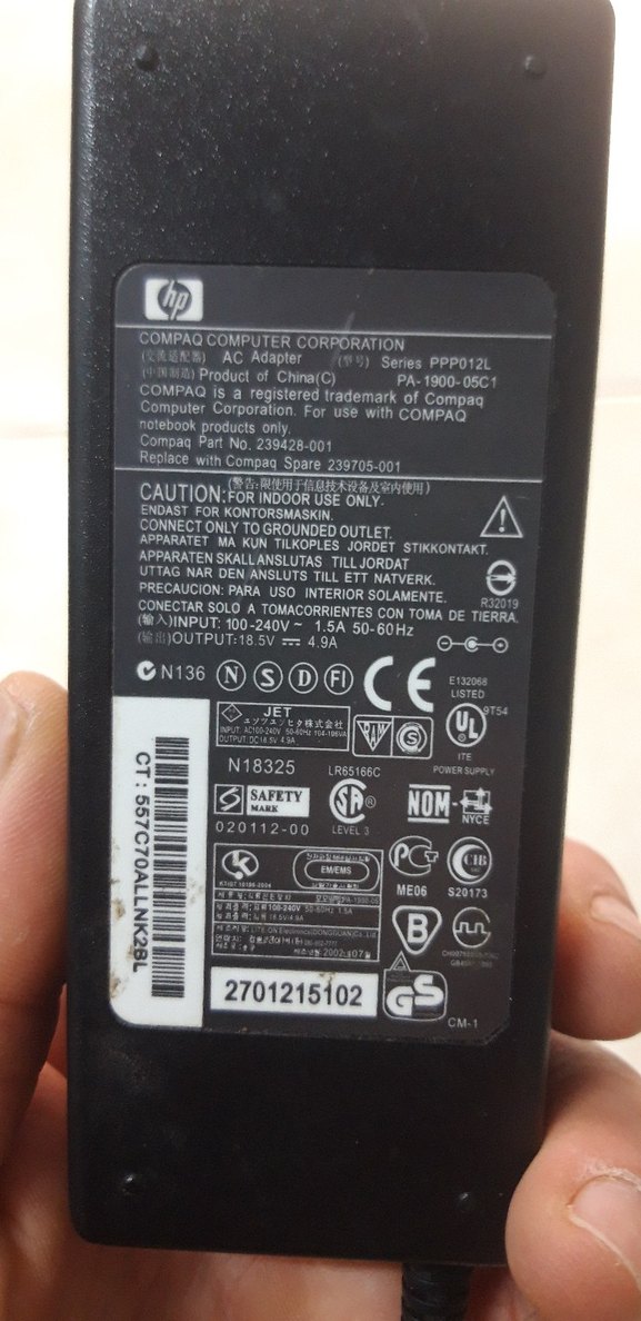 Casper Lenovo LG Toshiba Notebook Şarj Adaptör - Görsel 2