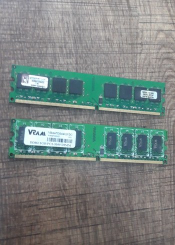 2+2 Gb DDR2 667 MHZ Ram Saglam
