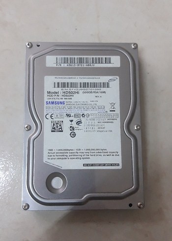 500 Gb Hdd %98 Saglık Saglam 3.5 inç