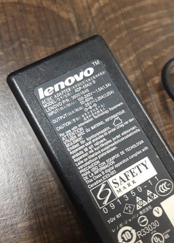 Lenovo Orjinal Notebook Adaptör Saglam 20V 3.25A - Görsel 6