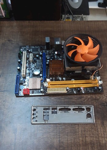 Asus P5KPL-AM SE DRR3 Anakart intel Pentium Cpu Saglam