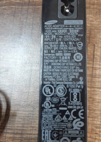 LG SONY Notebook Adaptör 19 Volt 4.19 A - Görsel 6