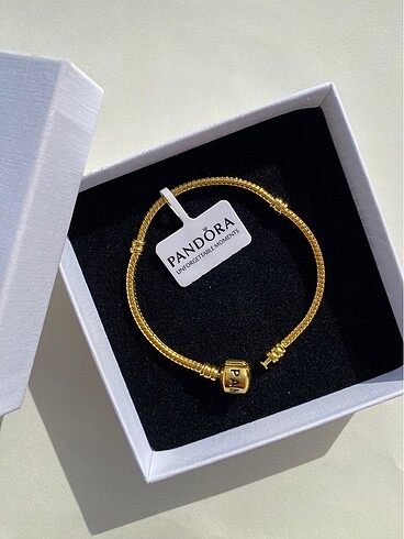 Pandora Pandora moments gold clasp bileklik 17cm